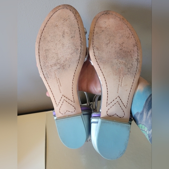 Sophia Webster Aurora Tempest Orchid Wave Sandals, VGUC, Size 7.5 - Picture 12 of 14